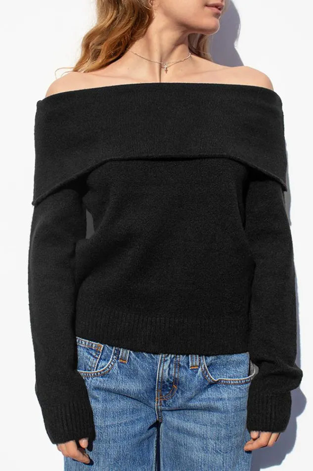 OffShoulders Sweater Women Subdued Sweaters