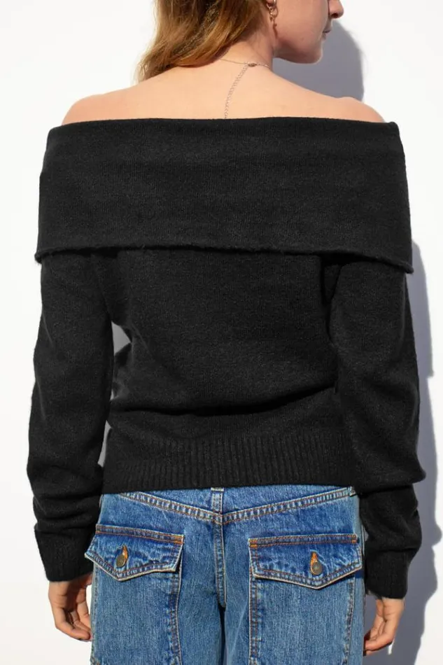 OffShoulders Sweater Women Subdued Sweaters