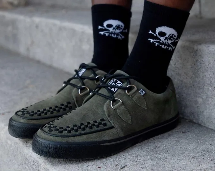 Olive Green Suede Creeper Sneaker Men TUK Shoes Sneakers Olive Green Suede Creeper Sneaker Men TUK Shoes Sneakers
