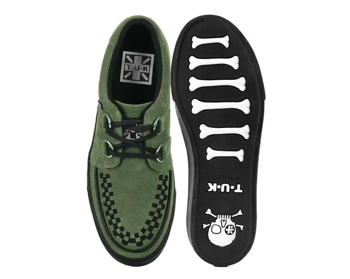 Olive Green Suede Creeper Sneaker Men TUK Shoes Sneakers Olive Green Suede Creeper Sneaker Men TUK Shoes Sneakers