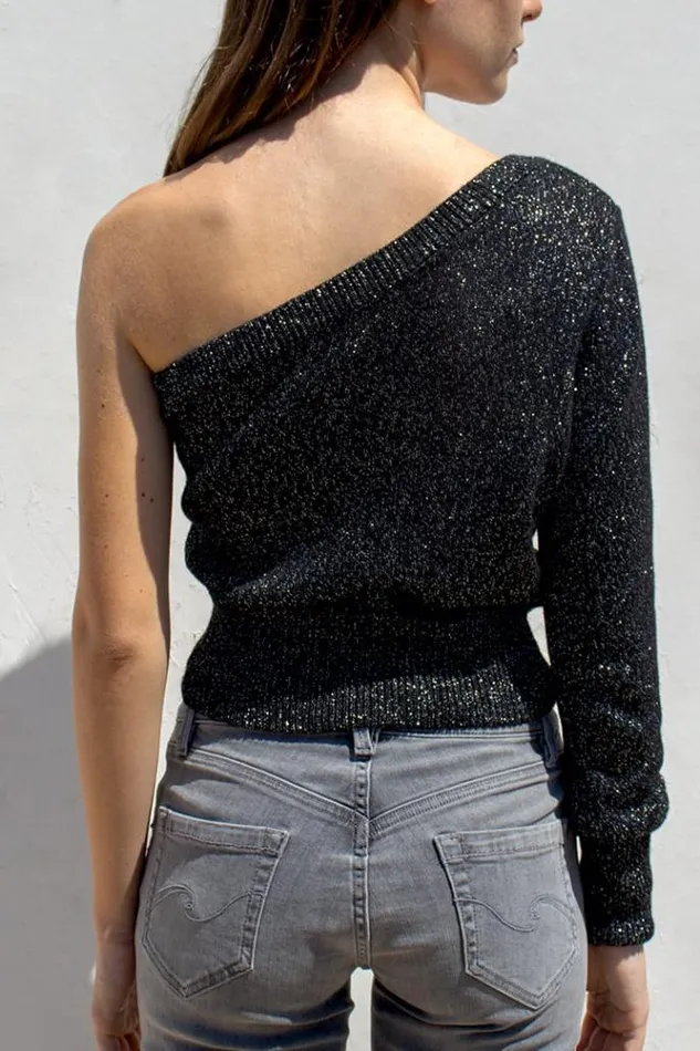OneShoulder Sweater Women Subdued Sweaters