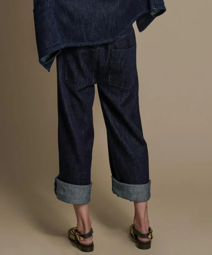 One Teaspoon Bags Women Blue Craft Smiths Trouser Jean