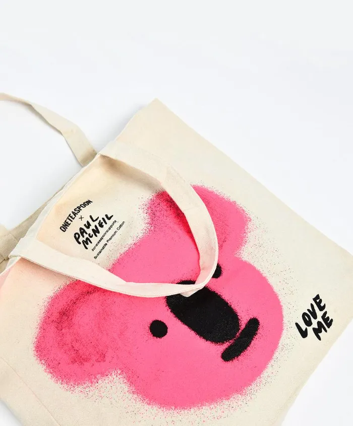 One Teaspoon Bags Women Koala Premium Canvas Tote