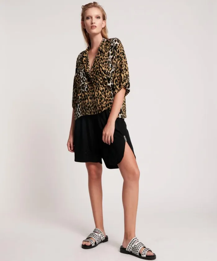 One Teaspoon Bottoms Women BLACK LA RUBY SHORTS