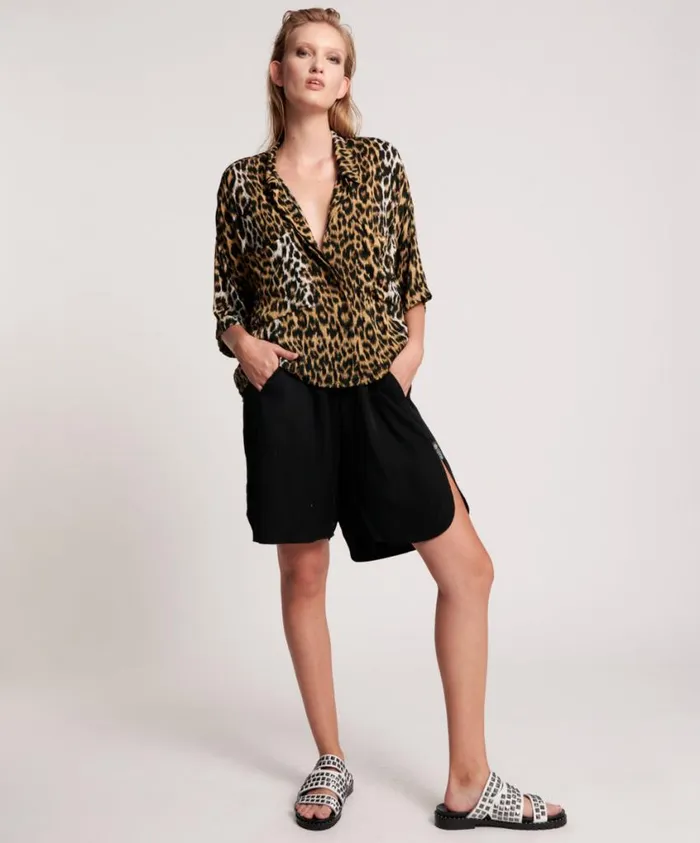One Teaspoon Bottoms Women BLACK LA RUBY SHORTS