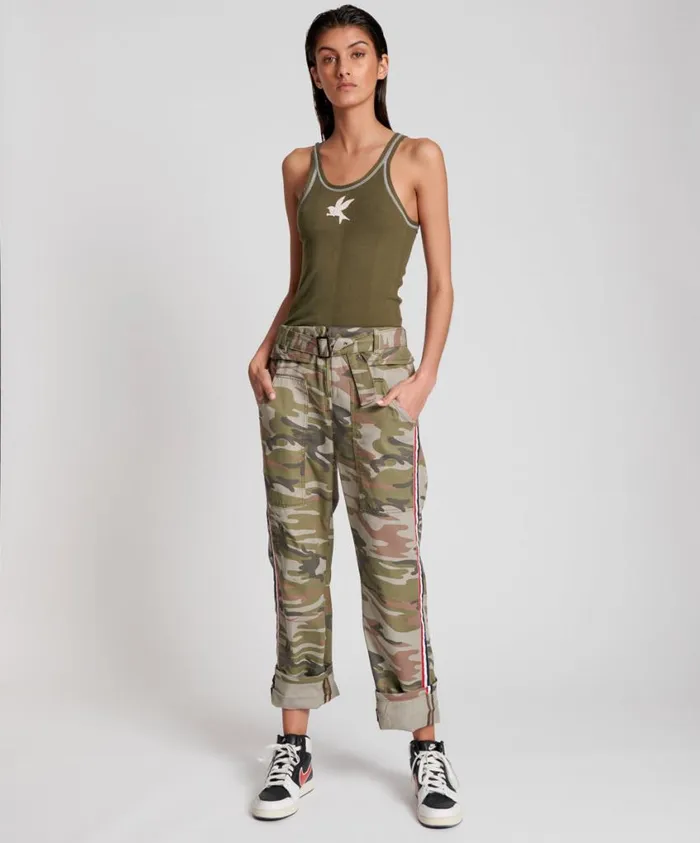 One Teaspoon Bottoms Women Camo Utility Pant