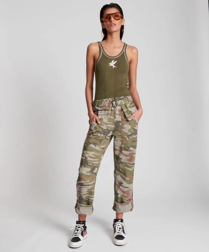 One Teaspoon Bottoms Women Camo Utility Pant