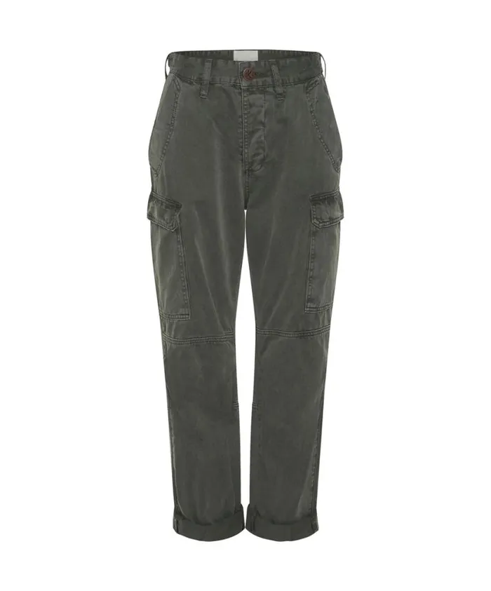 One Teaspoon Bottoms Women Dark Khaki Cargo Motion Denim Jeans