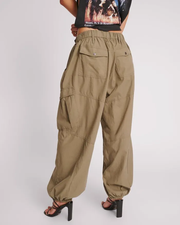 One Teaspoon Bottoms Women Khaki Utility Flight Pants