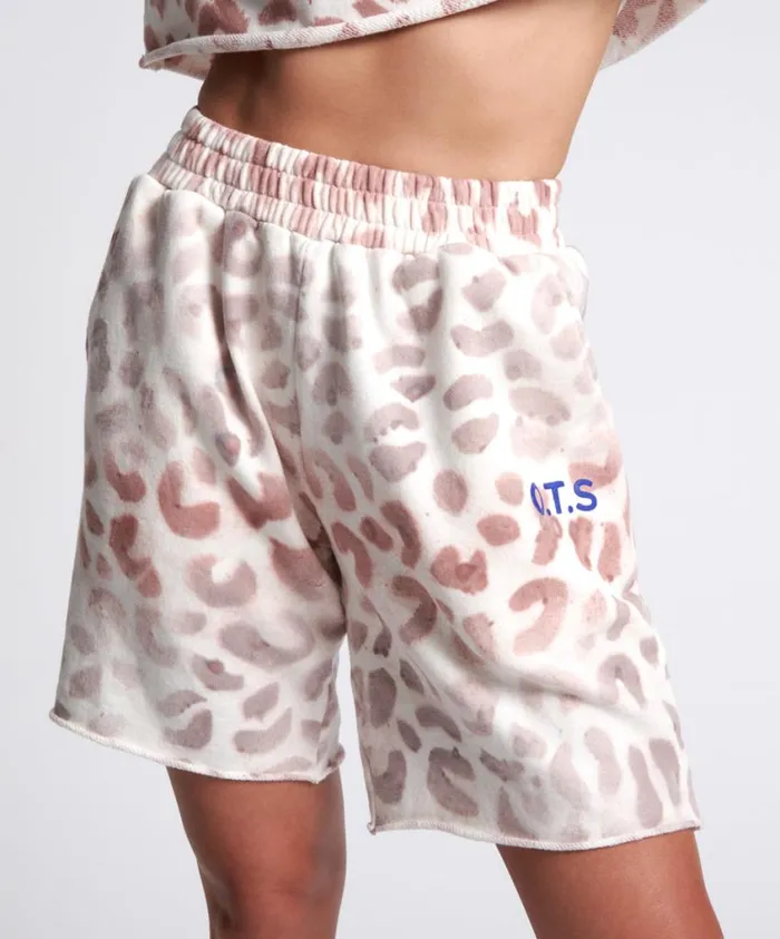 One Teaspoon Bottoms Women OTS High Waist Kick Shorts Pink
