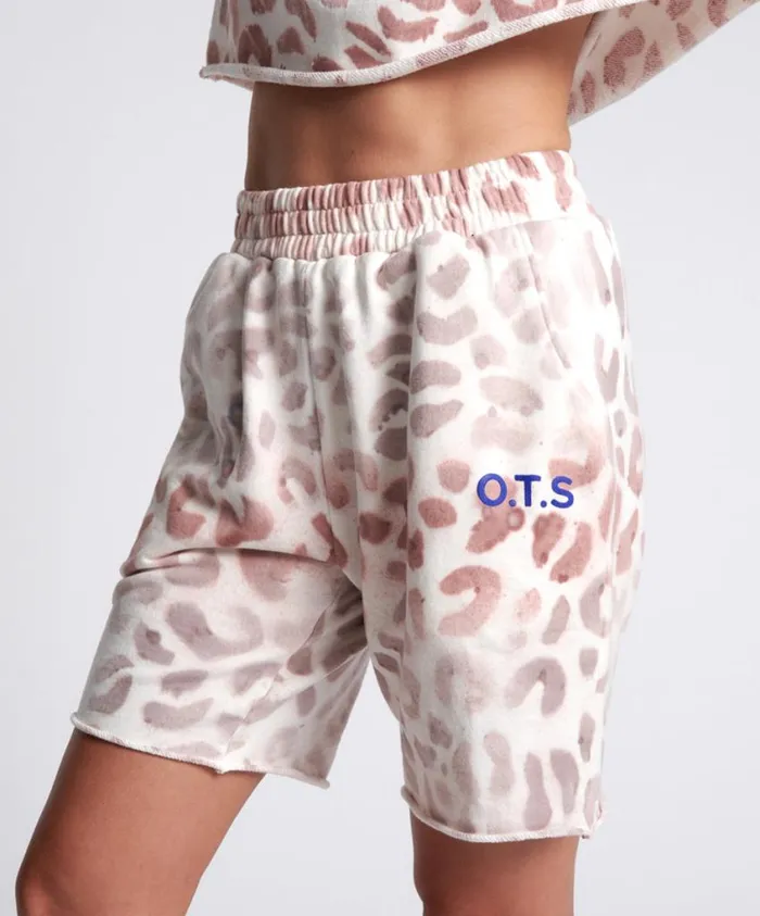 One Teaspoon Bottoms Women OTS High Waist Kick Shorts Pink