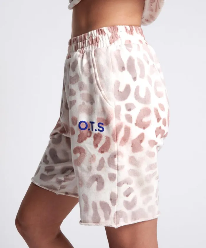 One Teaspoon Bottoms Women OTS High Waist Kick Shorts Pink