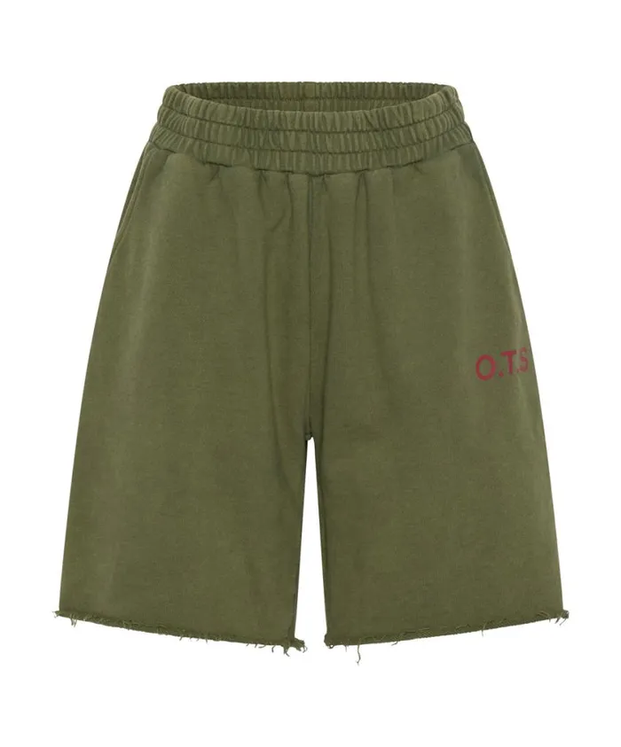 One Teaspoon Bottoms Women Ots Khaki High Waist Kick Shorts