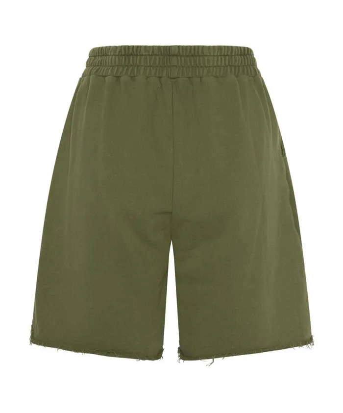 One Teaspoon Bottoms Women Ots Khaki High Waist Kick Shorts