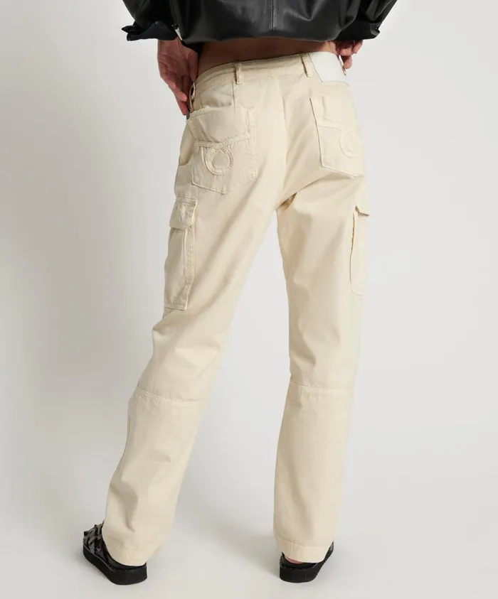 One Teaspoon Bottoms Women Sand Cargo Motion Denim Jeans