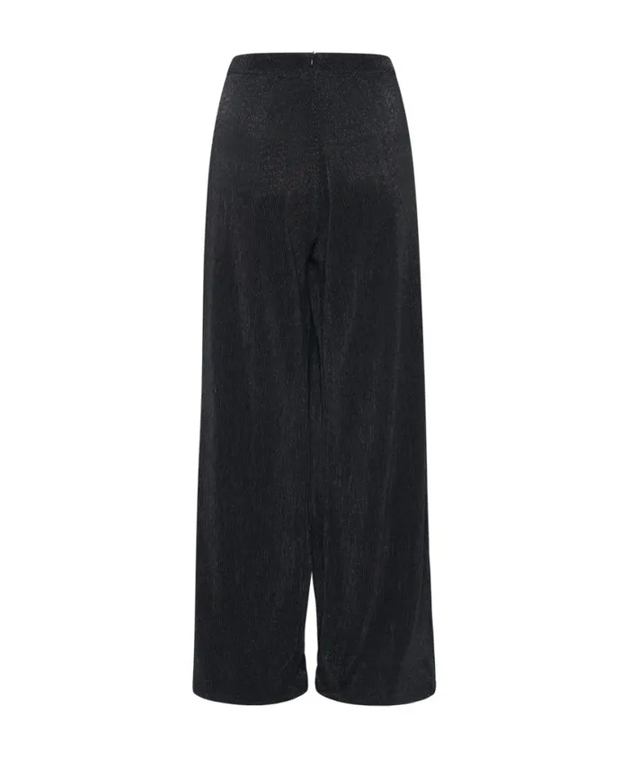 One Teaspoon Bottoms Women Start Me Up Black Wide Leg Pant
