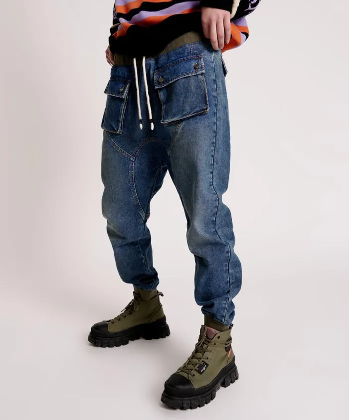 One Teaspoon Bottoms Women Used Blue Cadet Jeans
