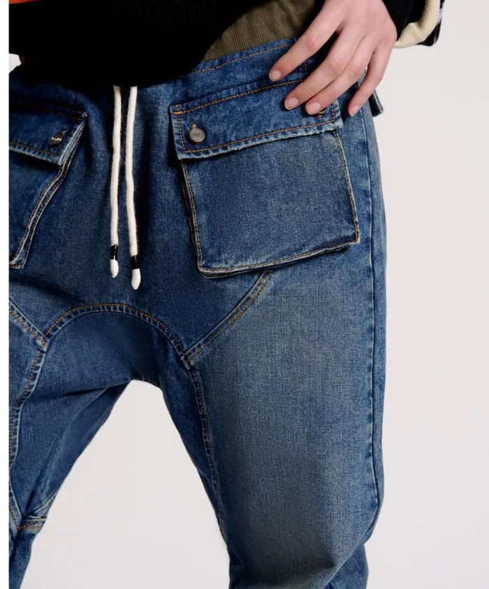 One Teaspoon Bottoms Women Used Blue Cadet Jeans