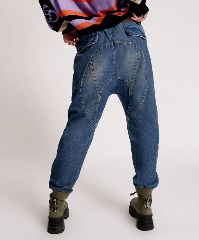 One Teaspoon Bottoms Women Used Blue Cadet Jeans