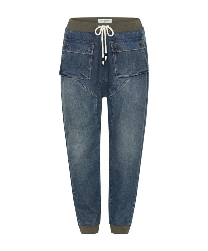 One Teaspoon Bottoms Women Used Blue Cadet Jeans