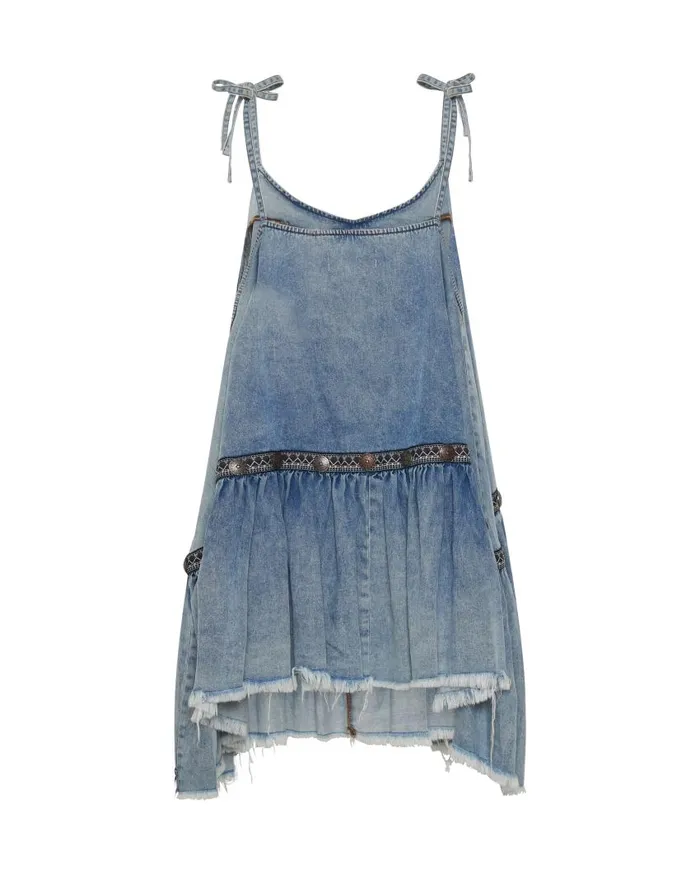 One Teaspoon Denim Dresses Women Iconic Hollywood Hills Denim Dress