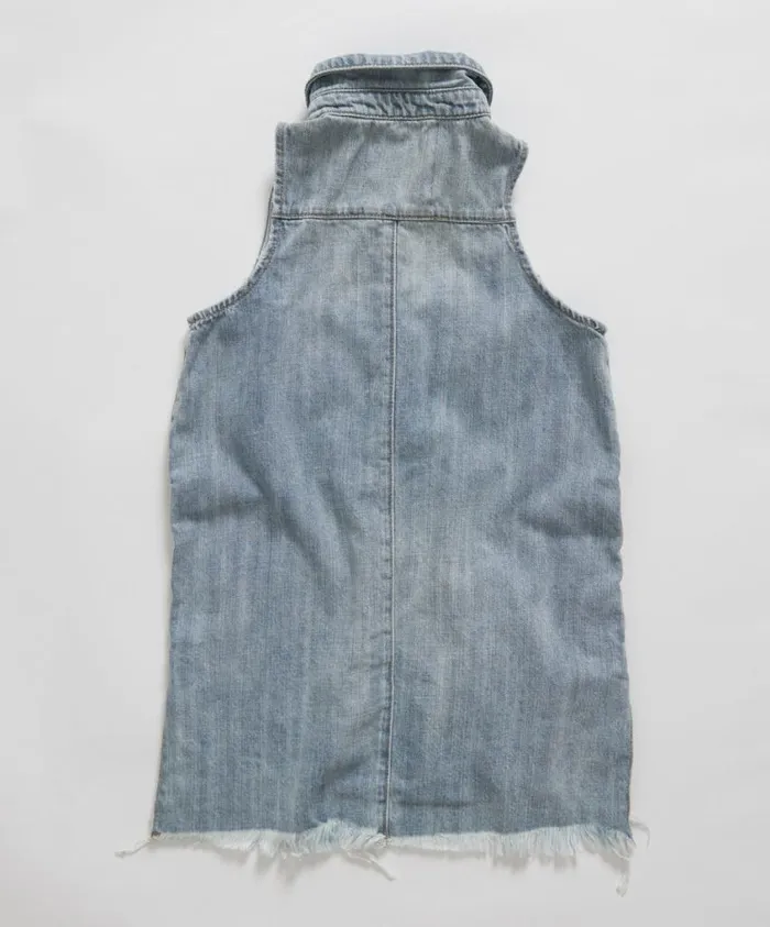 One Teaspoon Denim Dresses Women Kids Hustler Mini Braxton Dress Blue