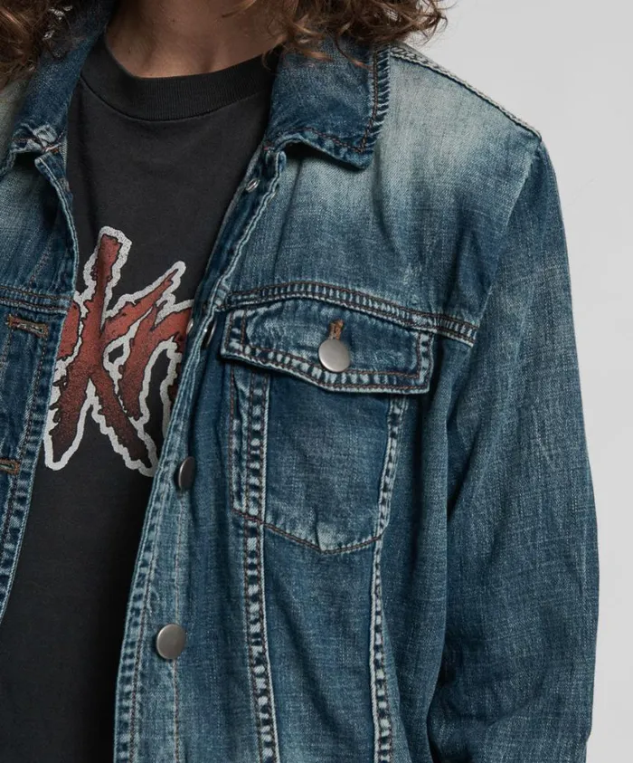 One Teaspoon Denim Jackets Women Blue Maiden All Star Denim Jacket