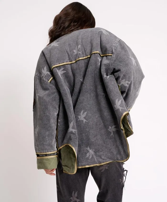 One Teaspoon Denim Jackets Women Quilted Jean Jacket 8211 The Bower Reversible