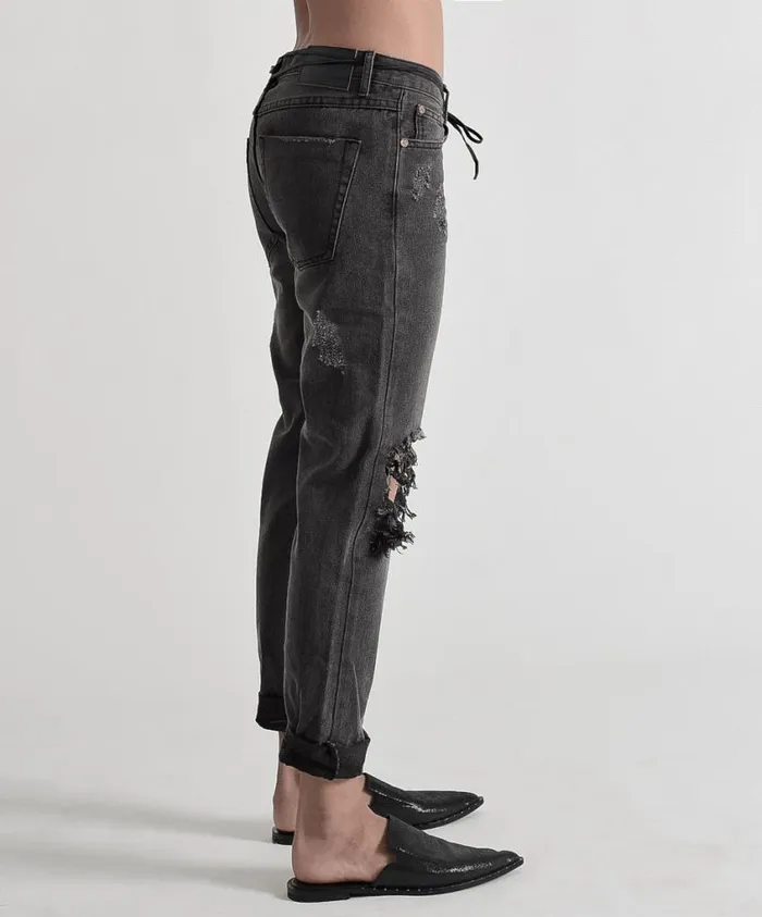 One Teaspoon Denim Jeans Women Basalt Black Awesome Baggies 8211 Denim Jeans