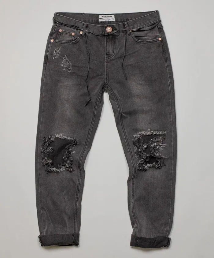 One Teaspoon Denim Jeans Women Basalt Black Awesome Baggies 8211 Denim Jeans