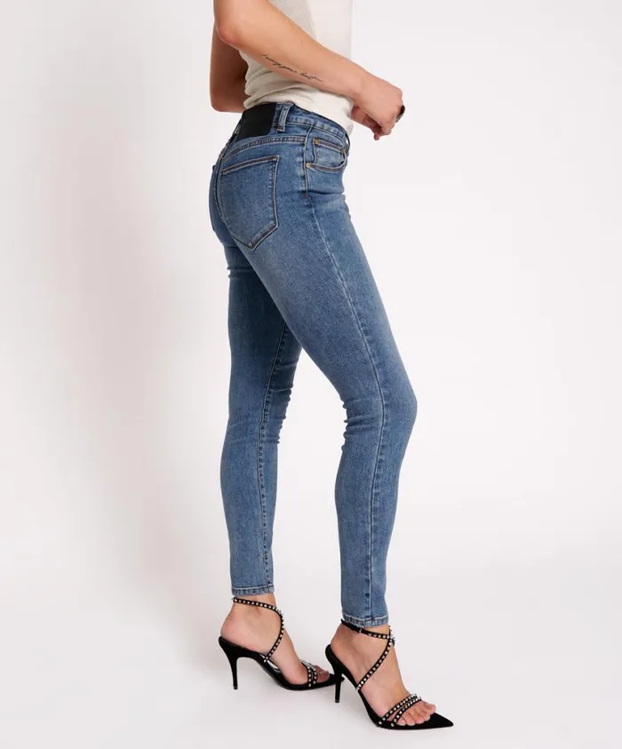 One Teaspoon Denim Jeans Women Classic Blue Freebirds Ii Low Waist Skinny Jeans