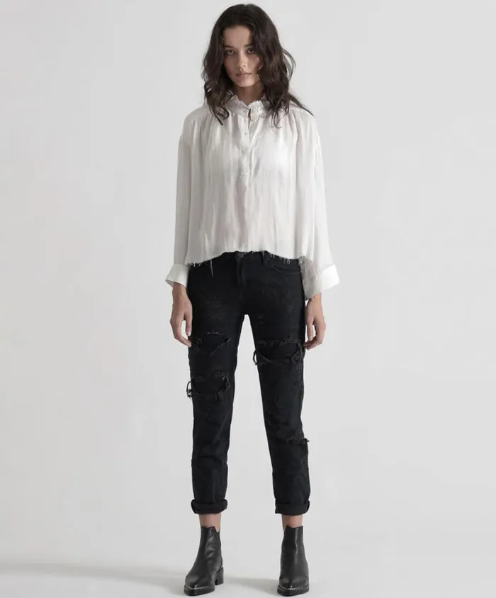 One Teaspoon Denim Jeans Women Fox Black Awesome Baggies 8211 Denim Jeans