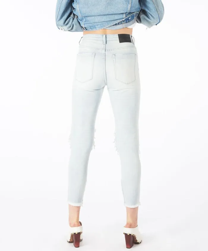 One Teaspoon Denim Jeans Women Freebirds High Waist Skinny Jean 8211 Denim Jeans White