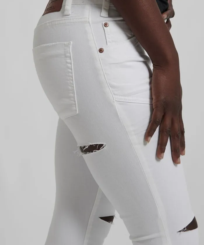 One Teaspoon Denim Jeans Women Freebirds Ii Low Waist Skinny Jean 8211 Denim Jeans White