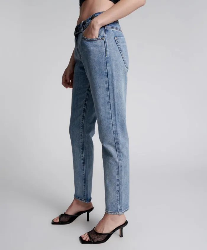 One Teaspoon Denim Jeans Women Hollywood Truckers Straight Leg Jean