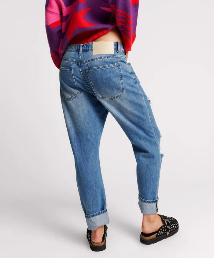 One Teaspoon Denim Jeans Women Midtown Messed Up Saints Boyfriend Jeans