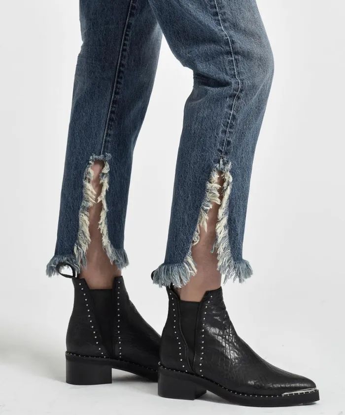 One Teaspoon Denim Jeans Women Oxford Awesome Baggies Straight Leg Jean
