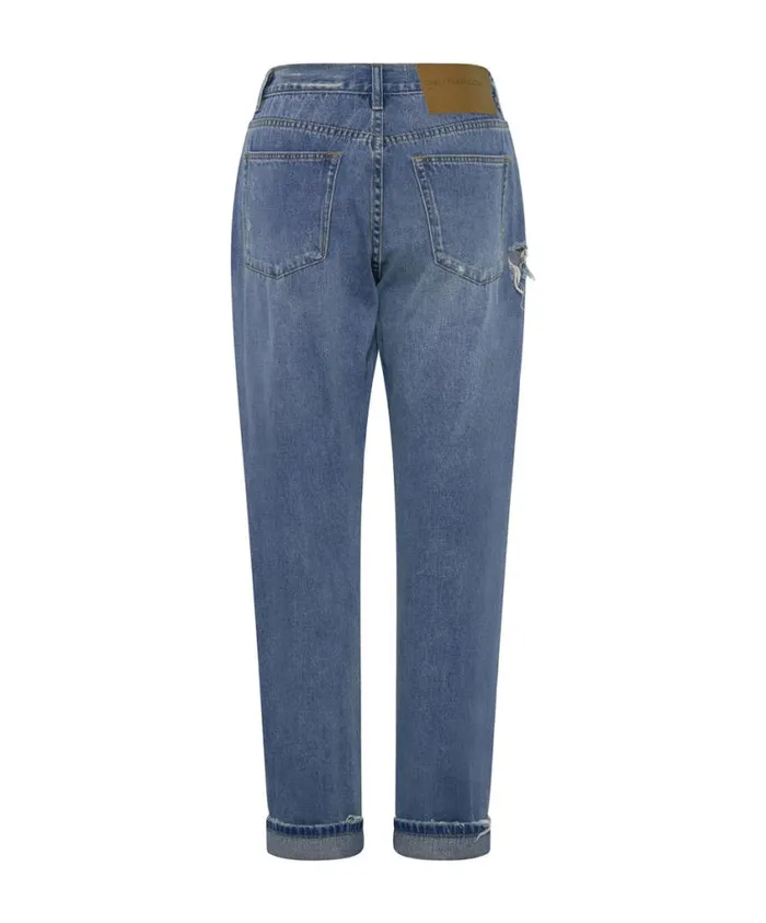 One Teaspoon Denim Jeans Women Pacifica 1982S High Waist Balloon Jeans