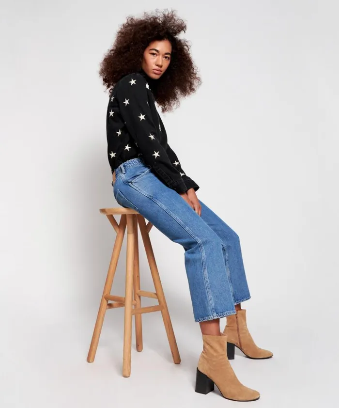 One Teaspoon Denim Jeans Women Pacifica Nomad Mid Waist Jeans