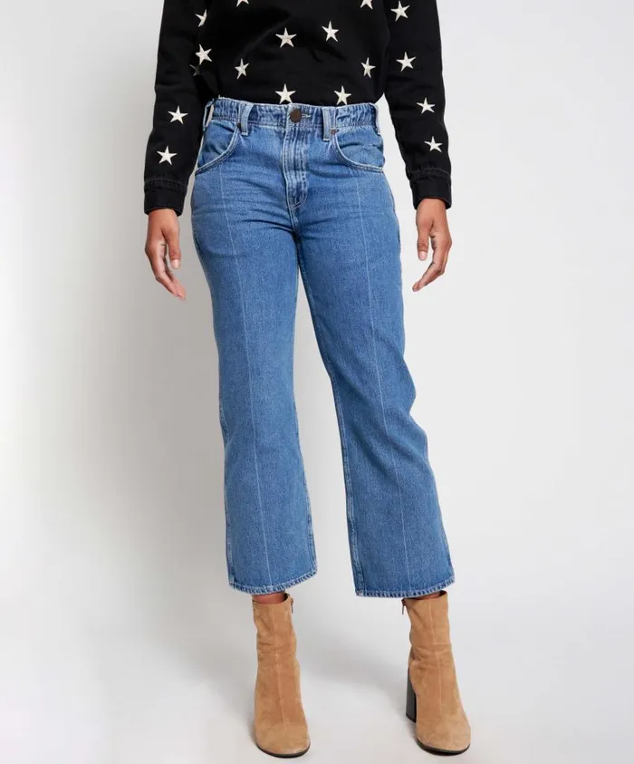 One Teaspoon Denim Jeans Women Pacifica Nomad Mid Waist Jeans