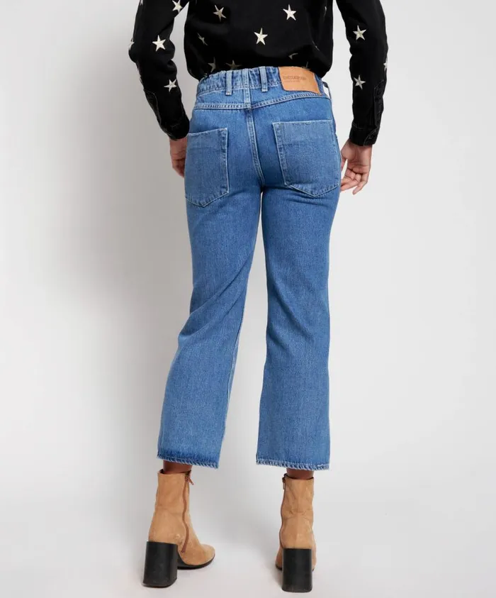 One Teaspoon Denim Jeans Women Pacifica Nomad Mid Waist Jeans
