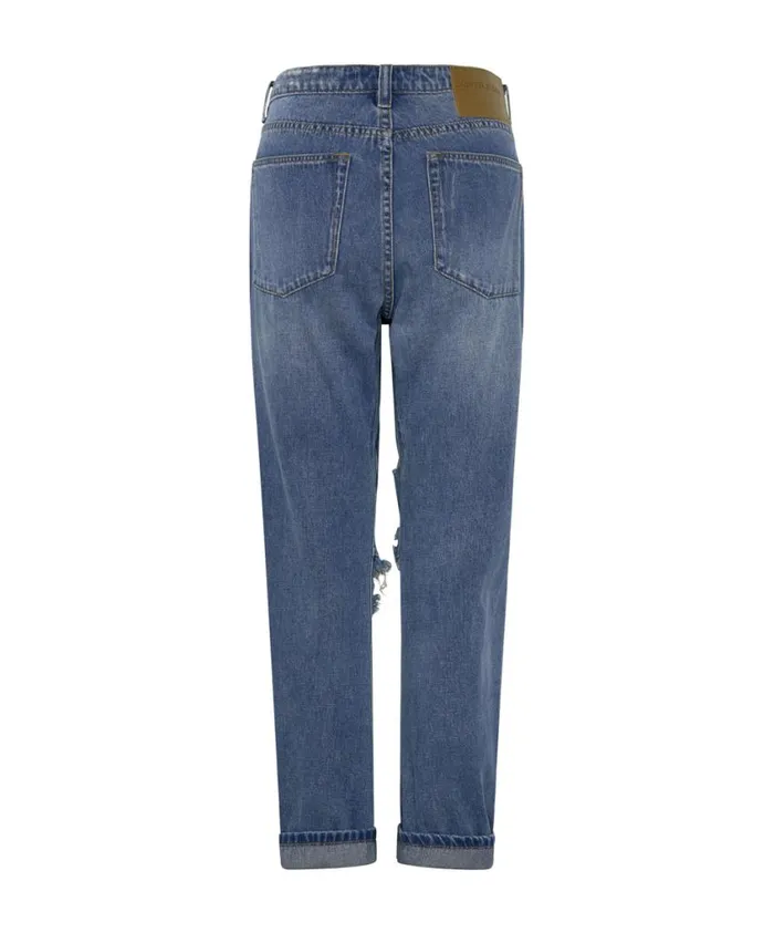 One Teaspoon Denim Jeans Women Pacifica Saints Boyfriend Jeans