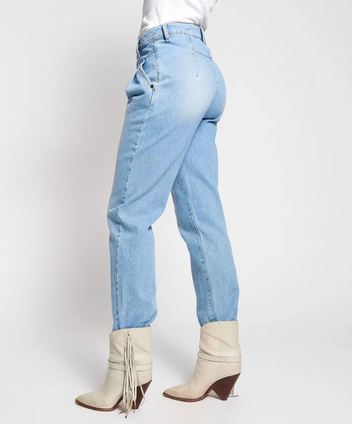 One Teaspoon Denim Jeans Women Pacifica Streetwalkers High Waist 80S Jean