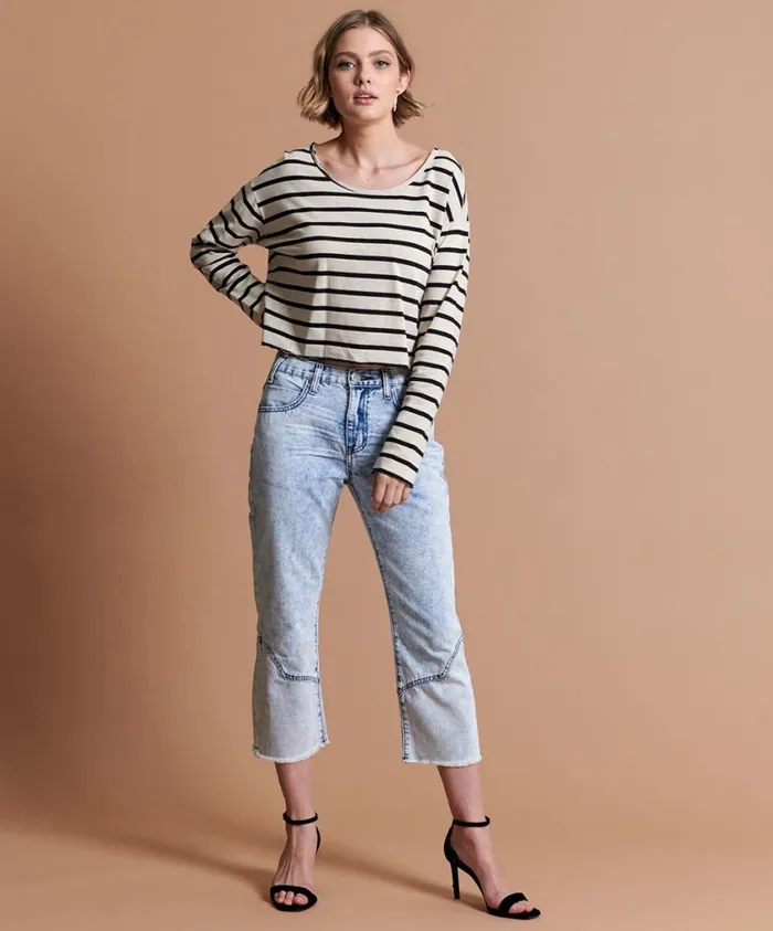 One Teaspoon Denim Jeans Women Rocky Acid Kick Flare Jean 8211 Low Waist USA
