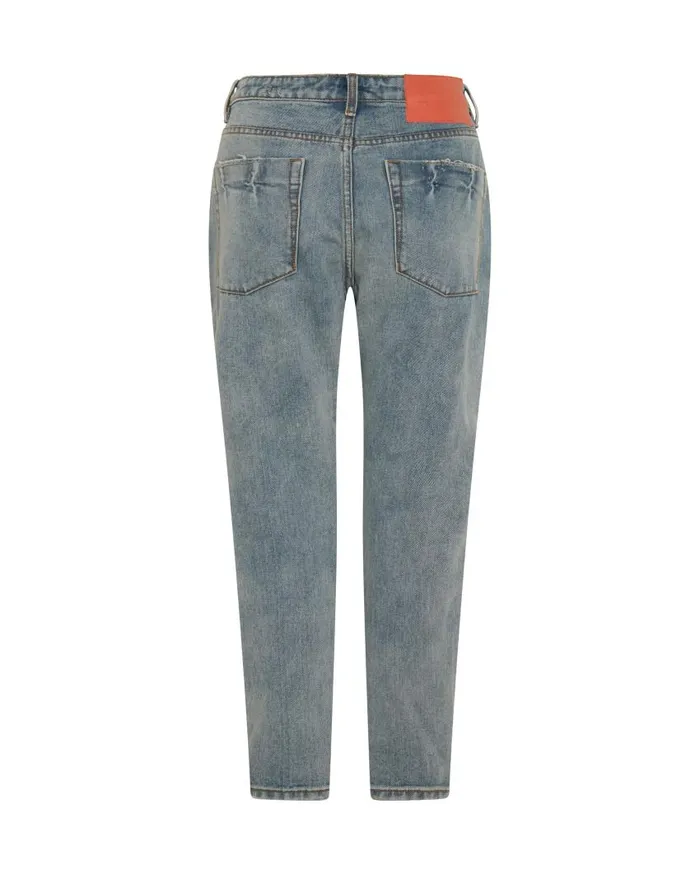 One Teaspoon Denim Jeans Women Sunbleach Blue Saints Boyfriend Jeans Blue