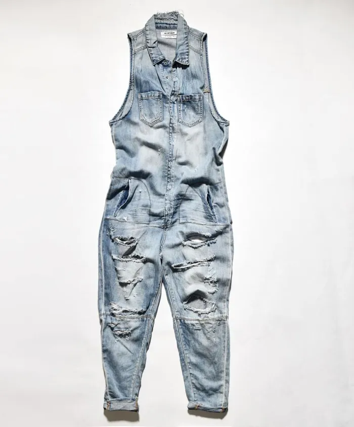One Teaspoon Denim Jumpsuits Women Blue Jane Braxton Utility Suit OneTeaspoon