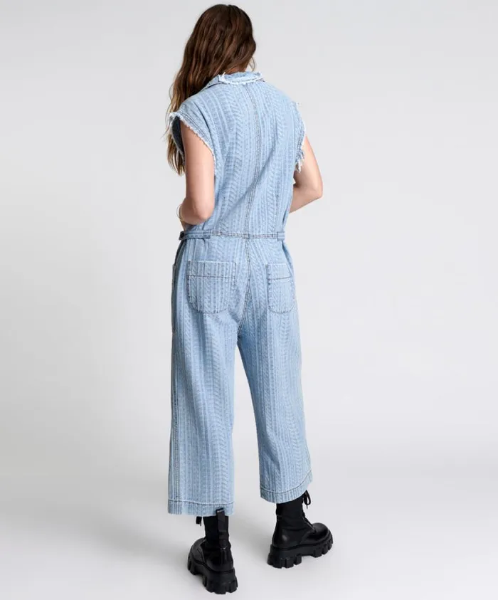 One Teaspoon Denim Jumpsuits Women On Repeat Safari Camp Overalls