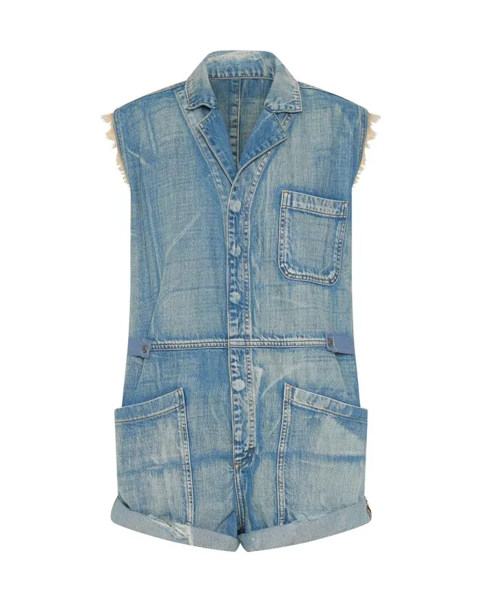 One Teaspoon Denim Jumpsuits Women Worn Out Hendrixe Palisades Overall