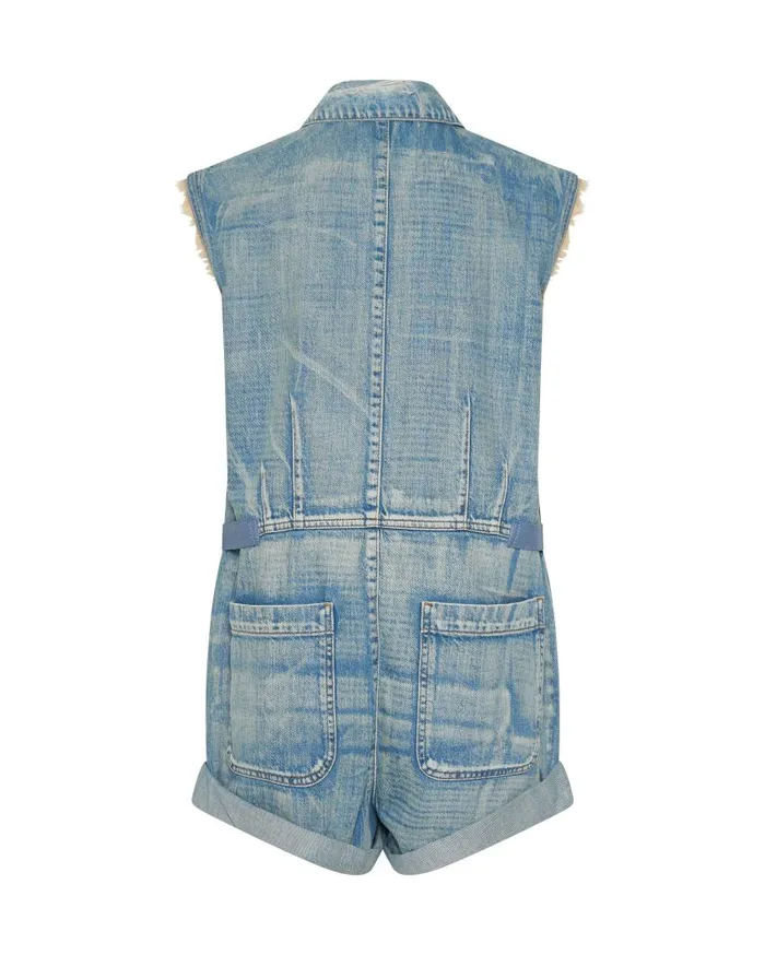 One Teaspoon Denim Jumpsuits Women Worn Out Hendrixe Palisades Overall