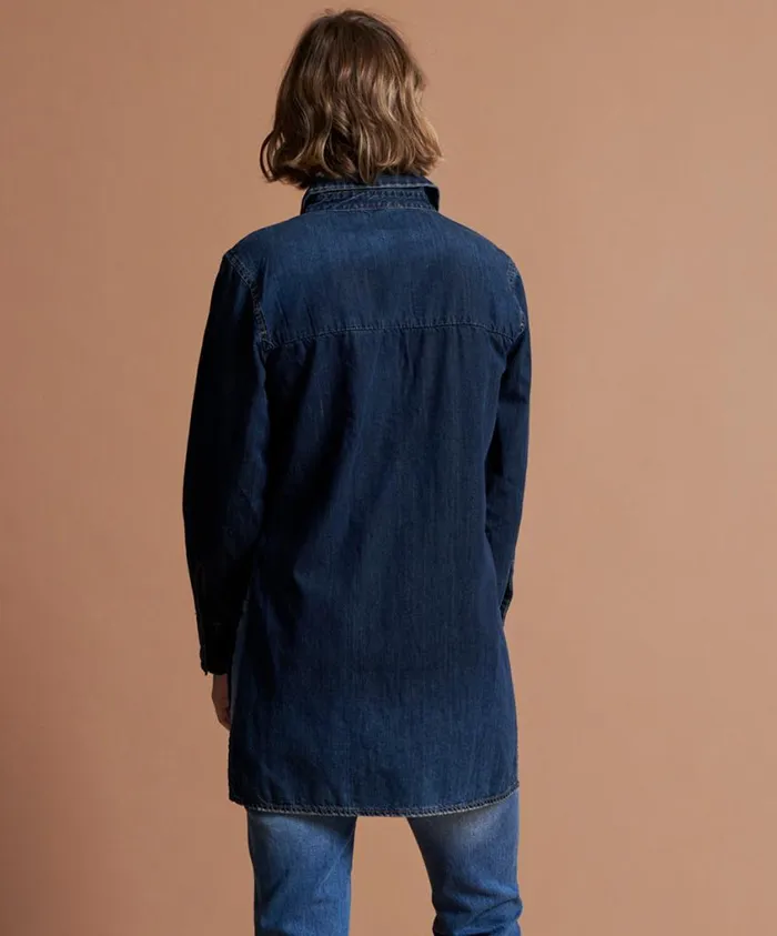 One Teaspoon Denim Shirts Women Cowboy Stone Cold Denim Shirt OneTeaspoon Cult Denim and Apparel